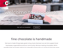 Tablet Screenshot of chocolatearts.com